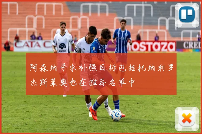 阿森纳寻求补强目标包括托纳利罗杰斯莱奥也在推荐名单中